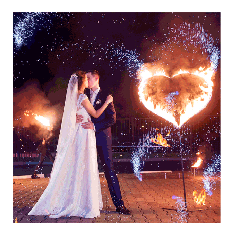 Организация пиротехнического шоу на свадьбу  Вышков | vyshkov.salutsklad.ru