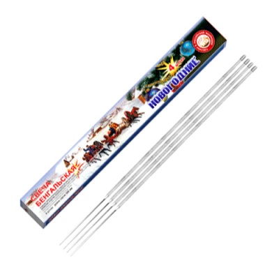 Новогодние 300-4 мм. Бенгальские огни купить в Вышкове | vyshkov.salutsklad.ru