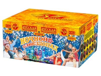 Ночной звездопад Комбинированный Фейерверк купить в Вышкове | vyshkov.salutsklad.ru
