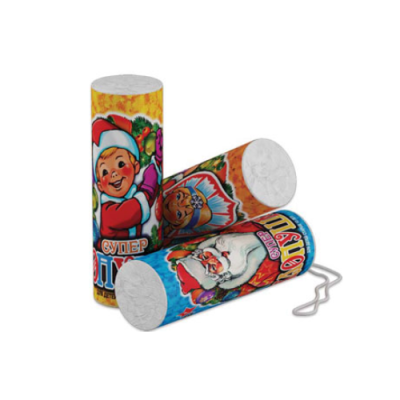 Супер с серпантином Хлопушки купить в Вышкове | vyshkov.salutsklad.ru