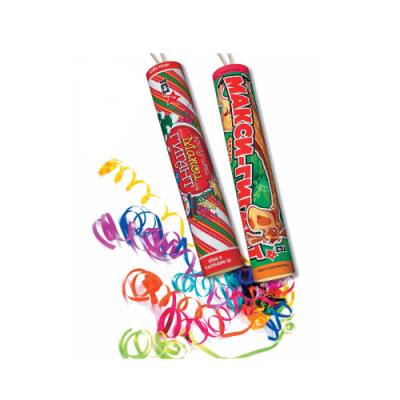 Макси-Гигант с серпантином Хлопушки купить в Вышкове | vyshkov.salutsklad.ru