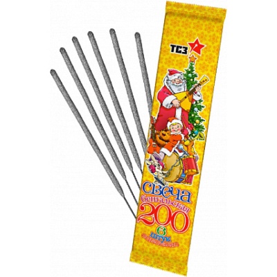 200 мм. Бенгальские огни купить в Вышкове | vyshkov.salutsklad.ru