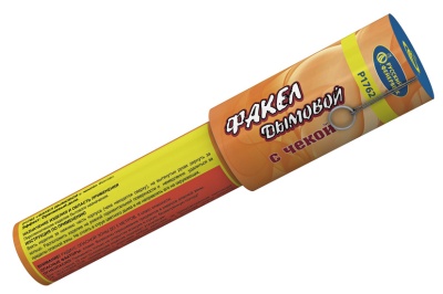 Дымовой (с чекой) оранжевый Фальшфейер купить в Вышкове | vyshkov.salutsklad.ru